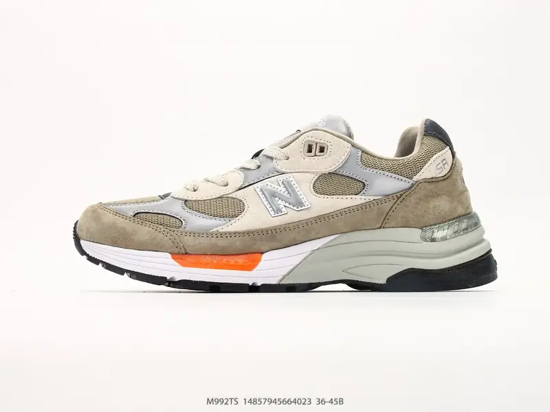 New Balance Chaussures de sport Rétro Respirant Cuir M992TS #14857945664023